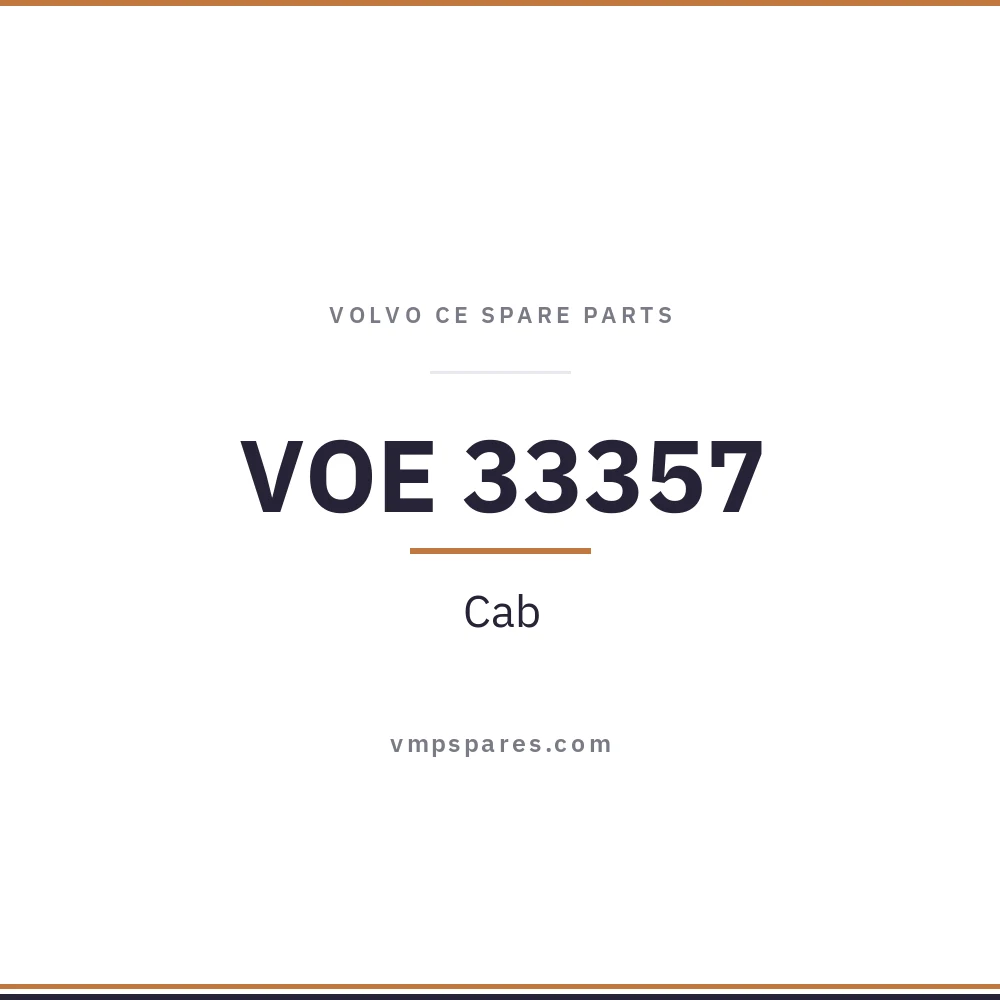 VOE 33357 – Cab