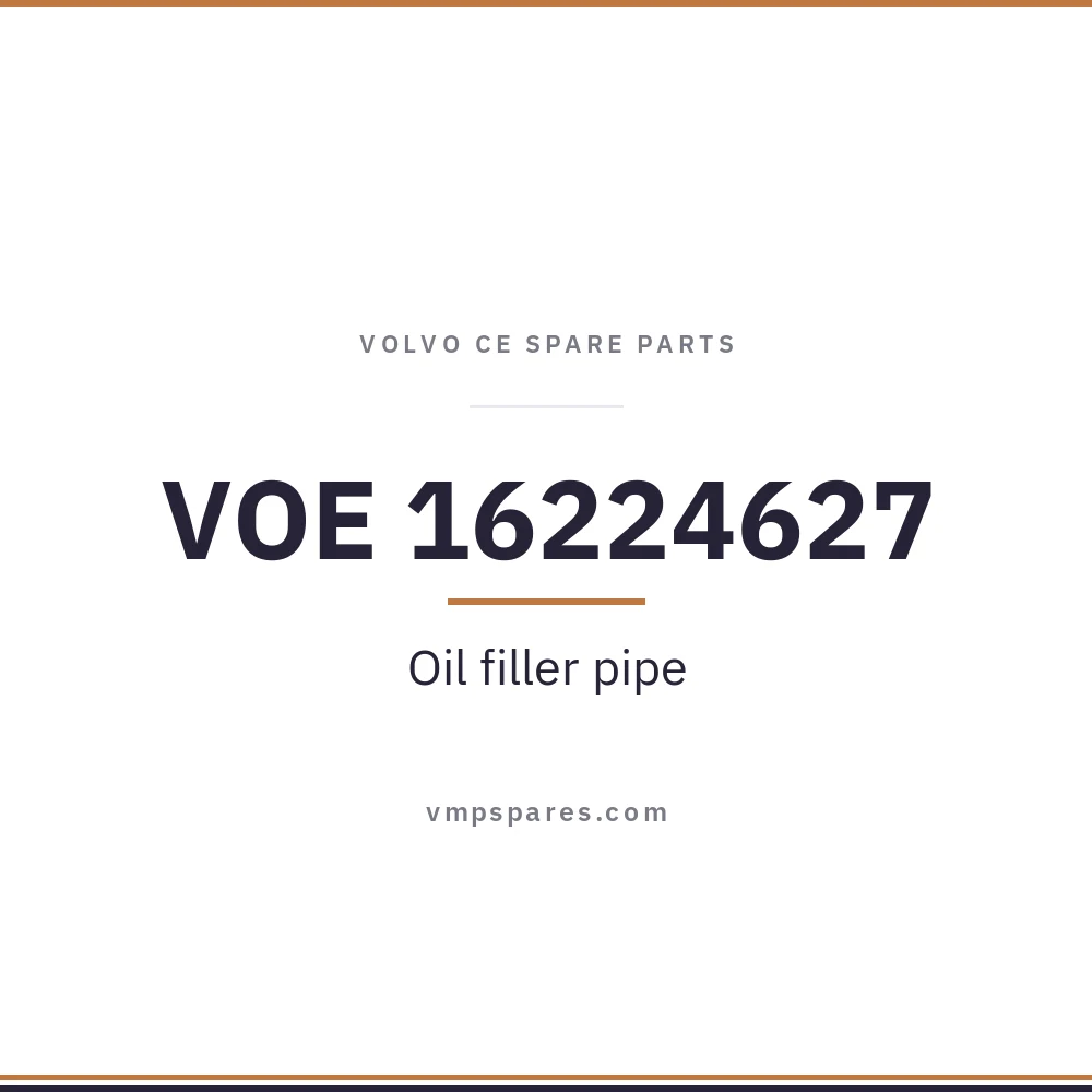 VOE 16224627 – Oil filler pipe