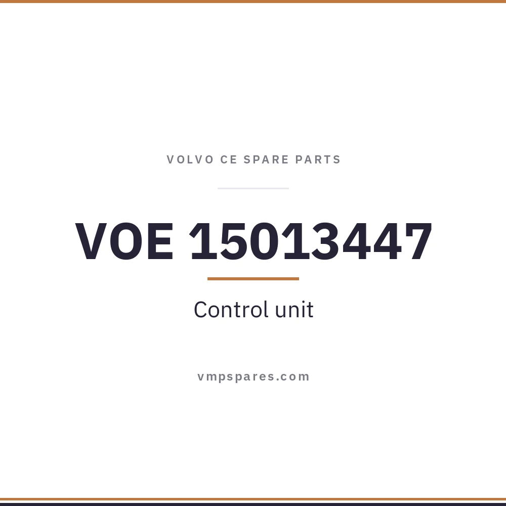 VOE 15013447 – Control unit