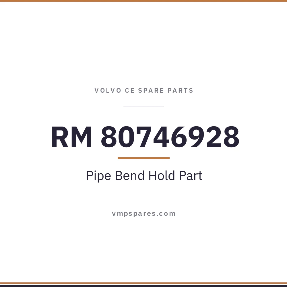 RM 80746928 – Pipe Bend Hold Part