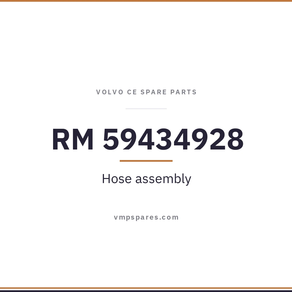 RM 59434928 – Hose assembly