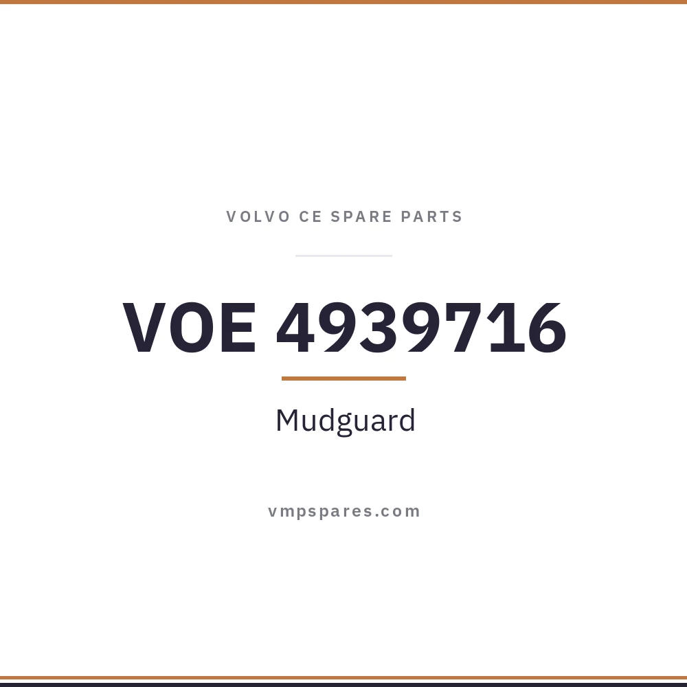 VOE 4939716 – Mudguard