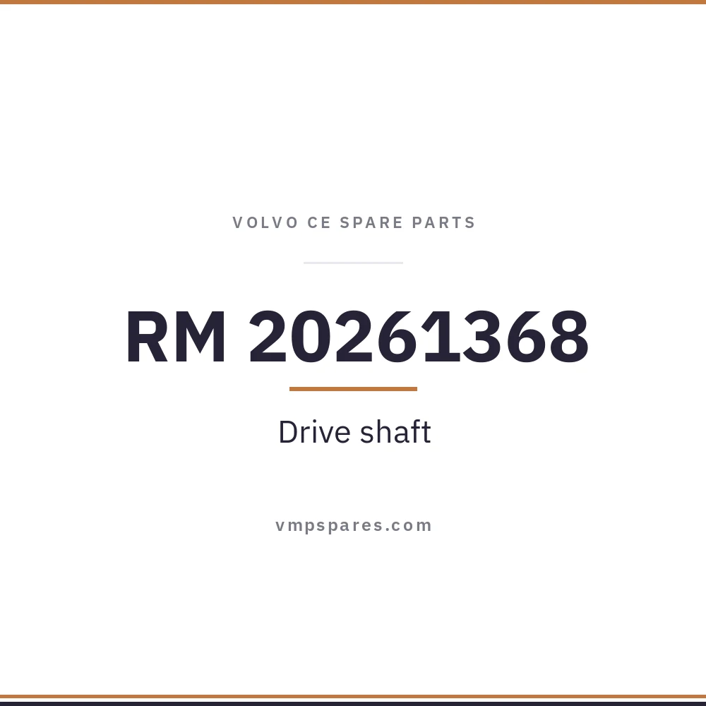RM 20261368 – Drive shaft