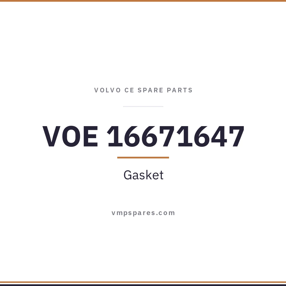 VOE 16671647 – Gasket
