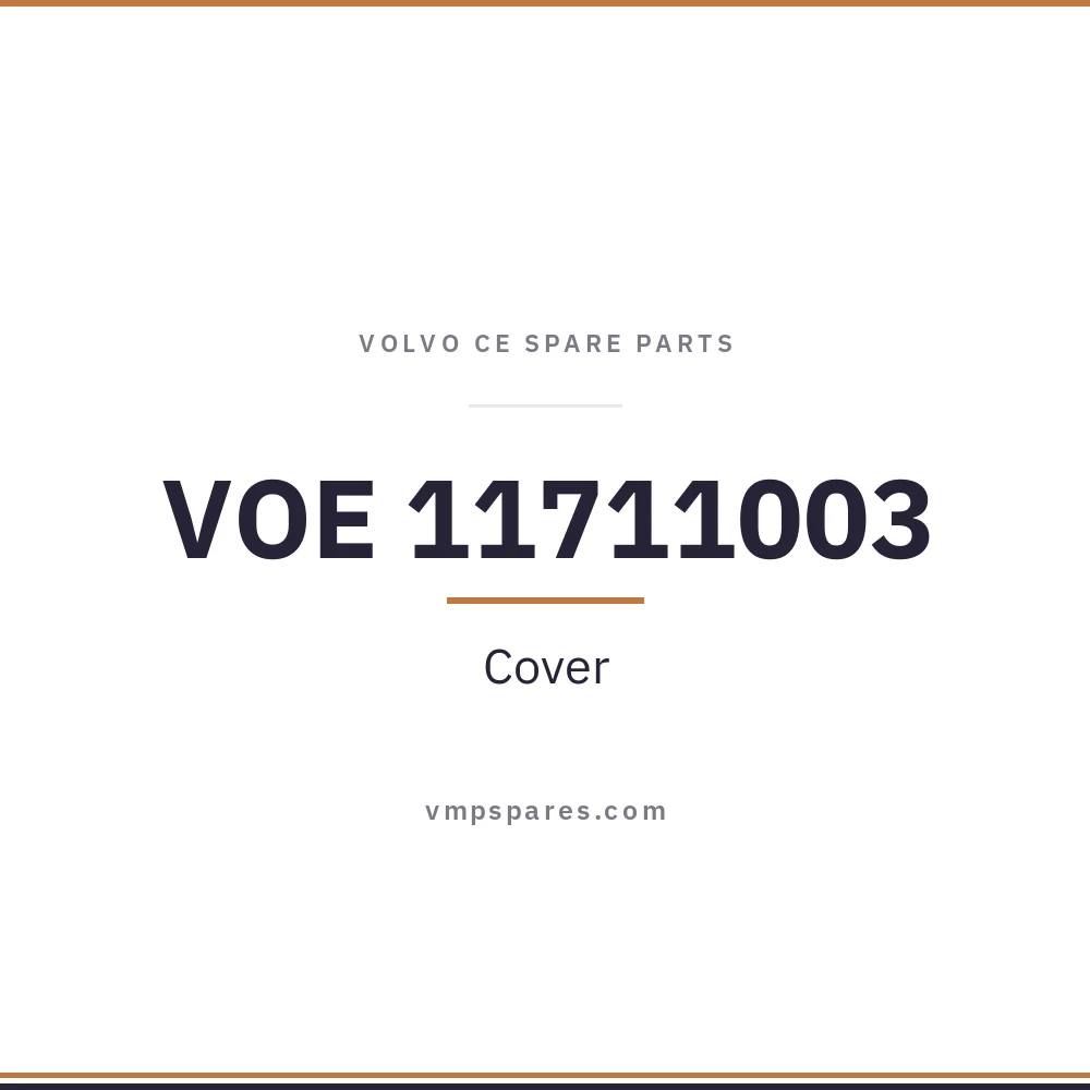 VOE 11711003 – Cover