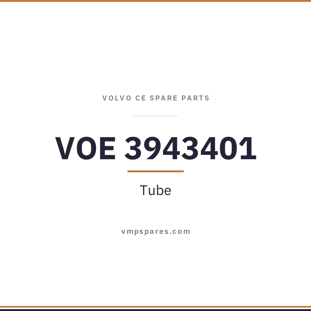 VOE 3943401 – Tube