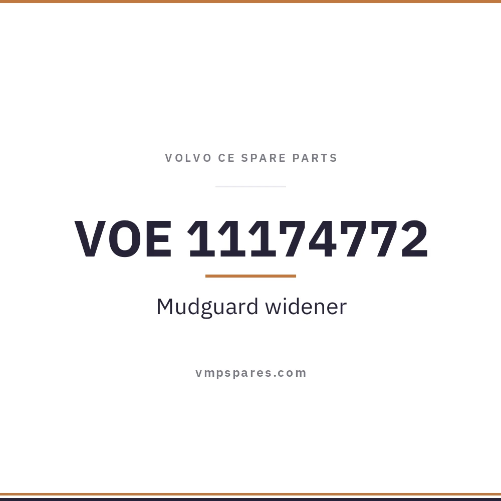 VOE 11174772 – Mudguard widener