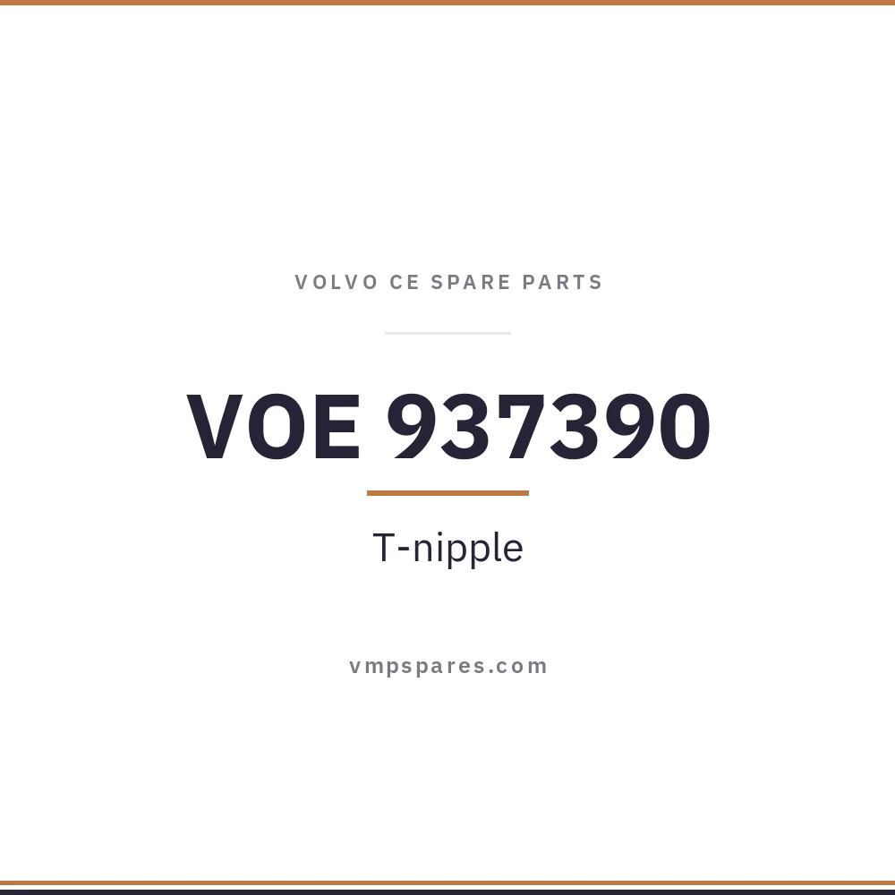 VOE 937390 – T-nipple