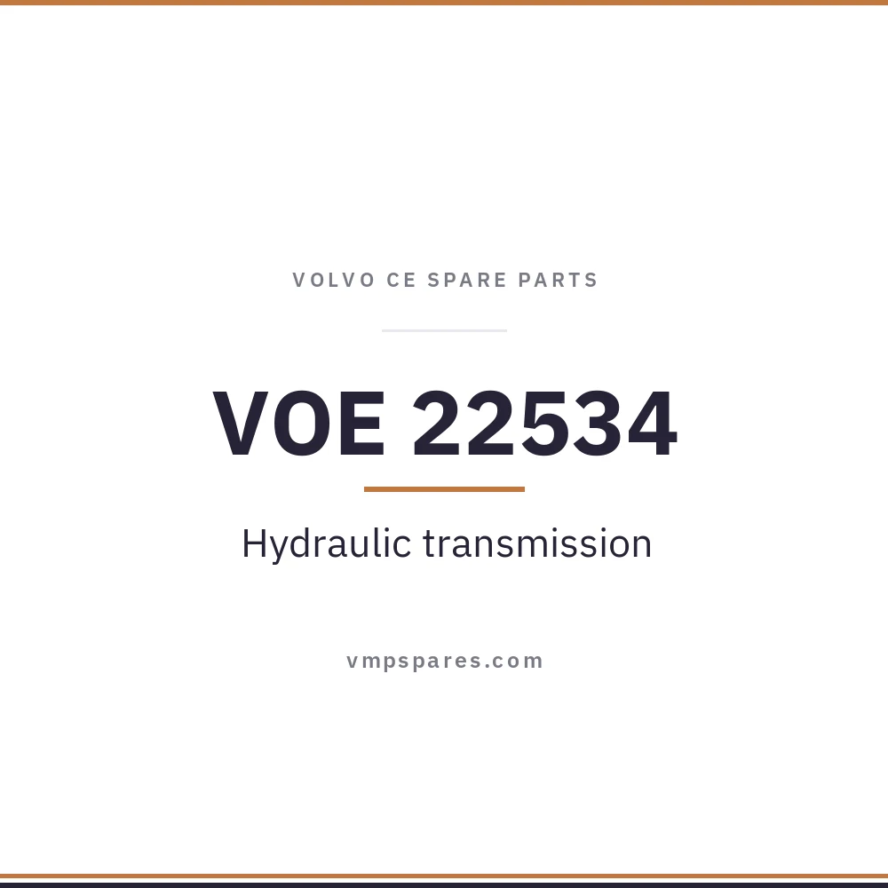 VOE 22534 – Hydraulic transmission