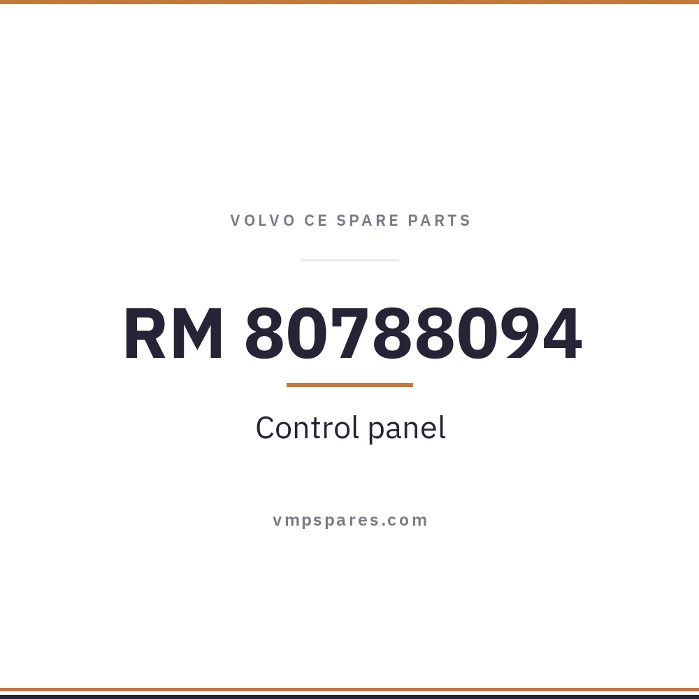 RM 80788094 – Control panel