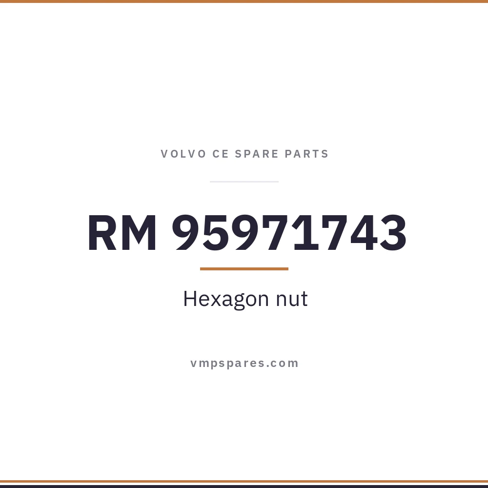RM 95971743 – Hexagon nut