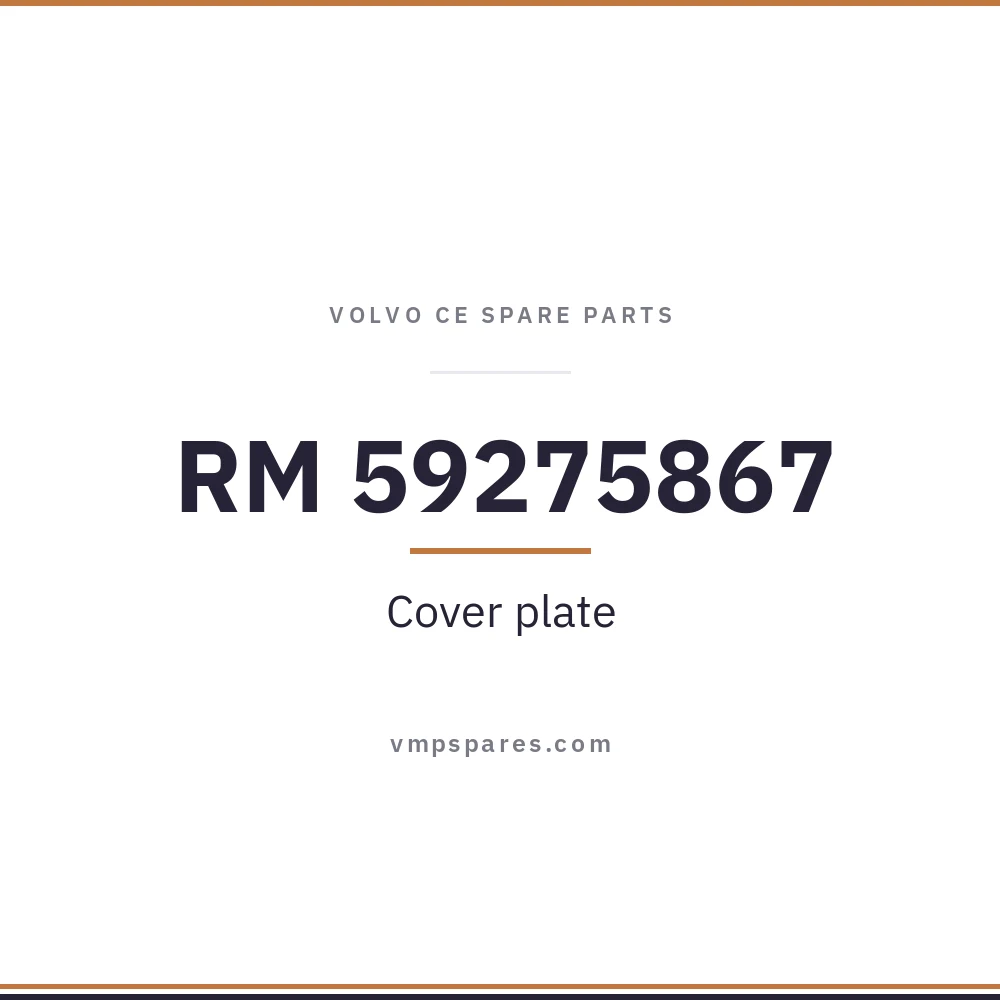 RM 59275867 – Cover plate