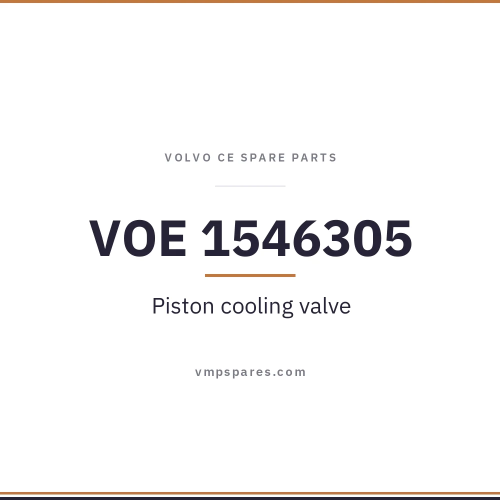 VOE 1546305 – Piston cooling valve
