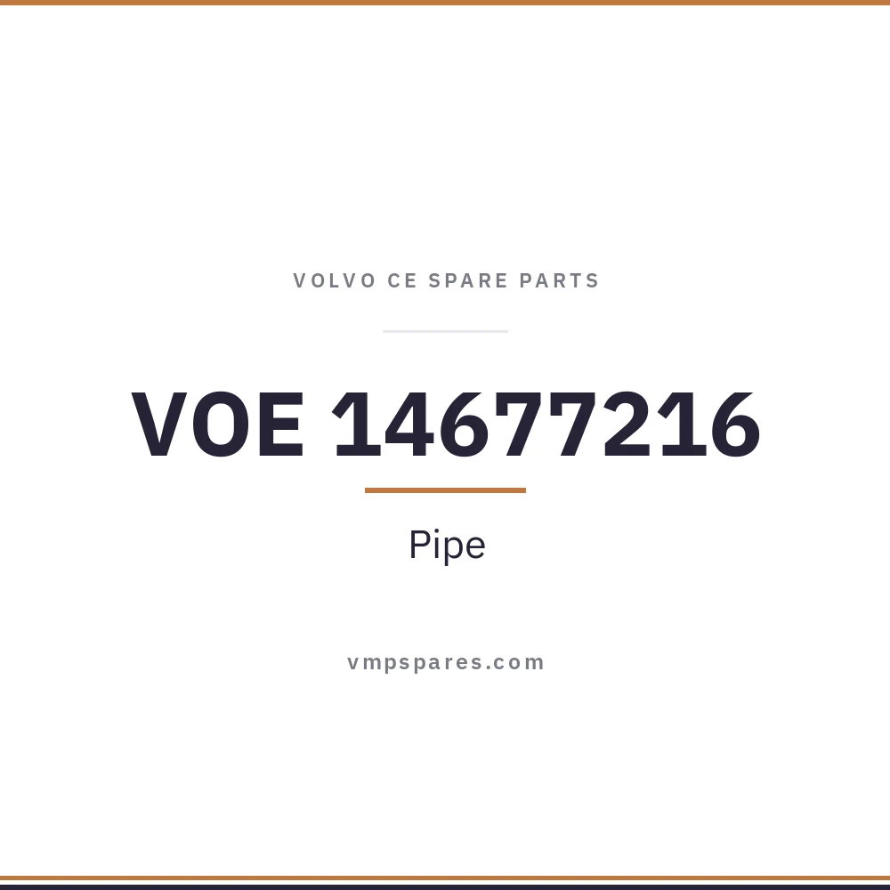VOE 14677216 – Pipe