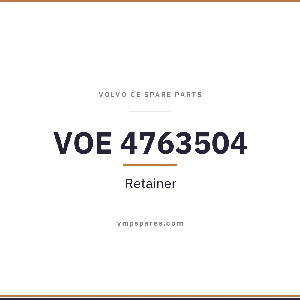 VOE 4763504 – Retainer