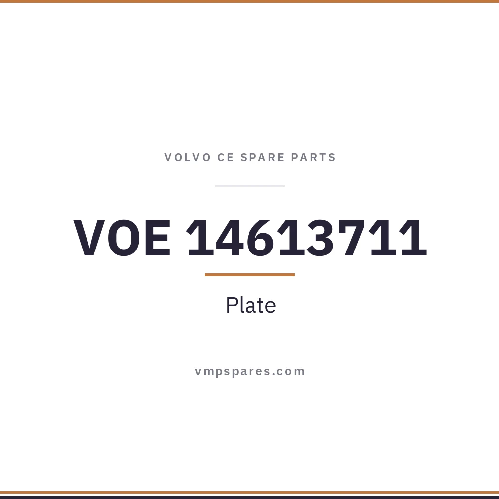 VOE 14613711 – Plate