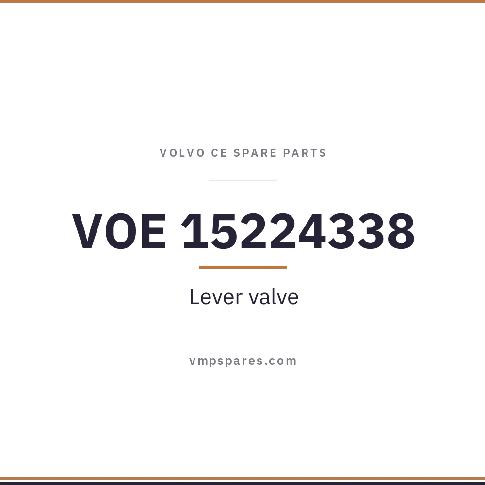 VOE 15224338 – Lever valve