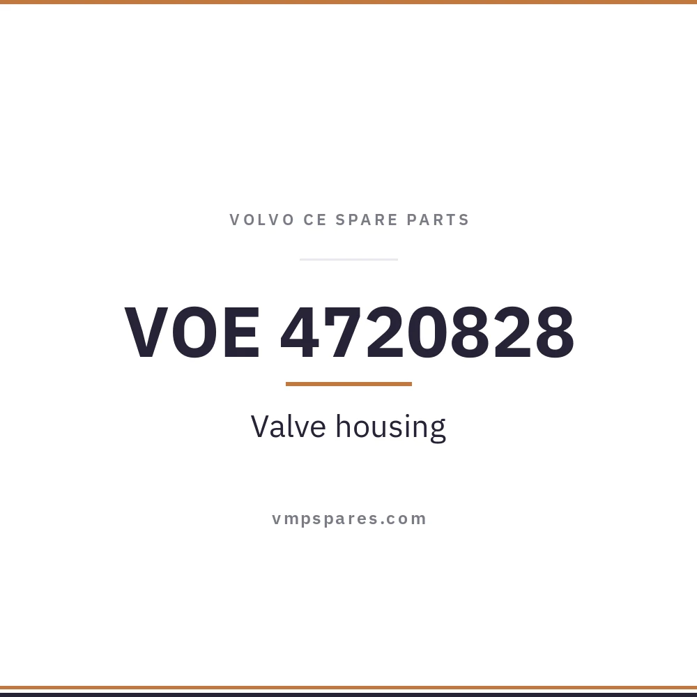 VOE 4720828 – Valve housing