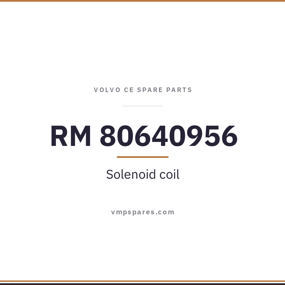 RM 80640956 – Solenoid coil
