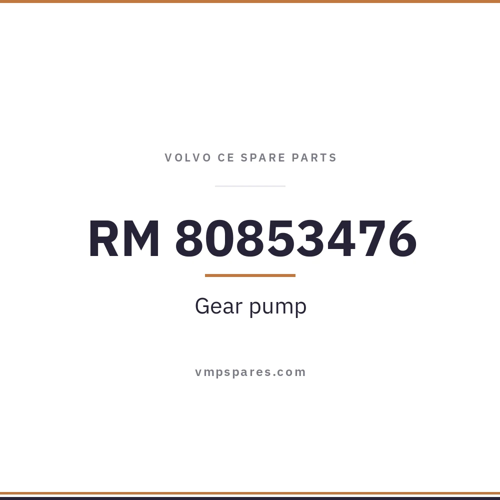 RM 80853476 – Gear pump