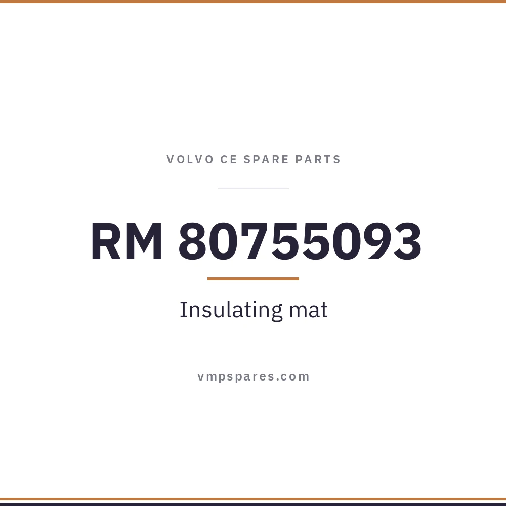 RM 80755093 – Insulating mat
