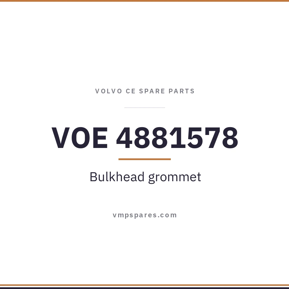 VOE 4881578 – Bulkhead grommet
