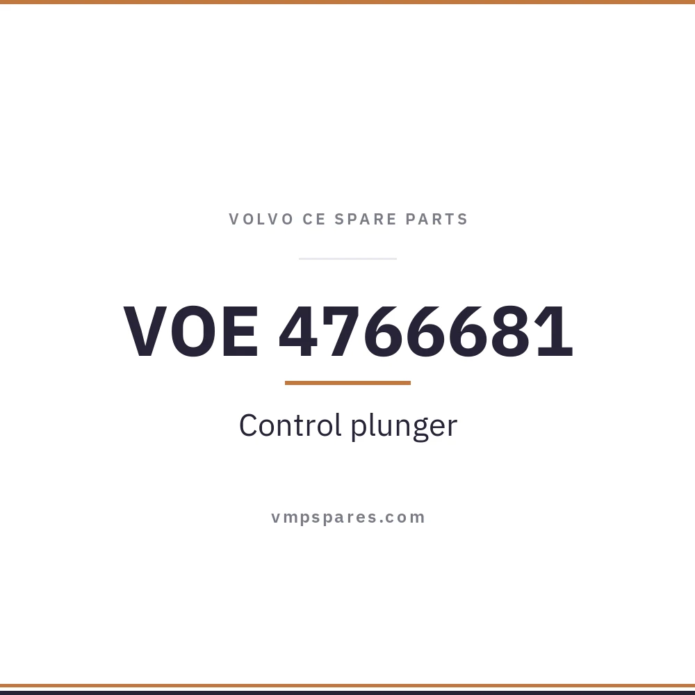 VOE 4766681 – Control plunger