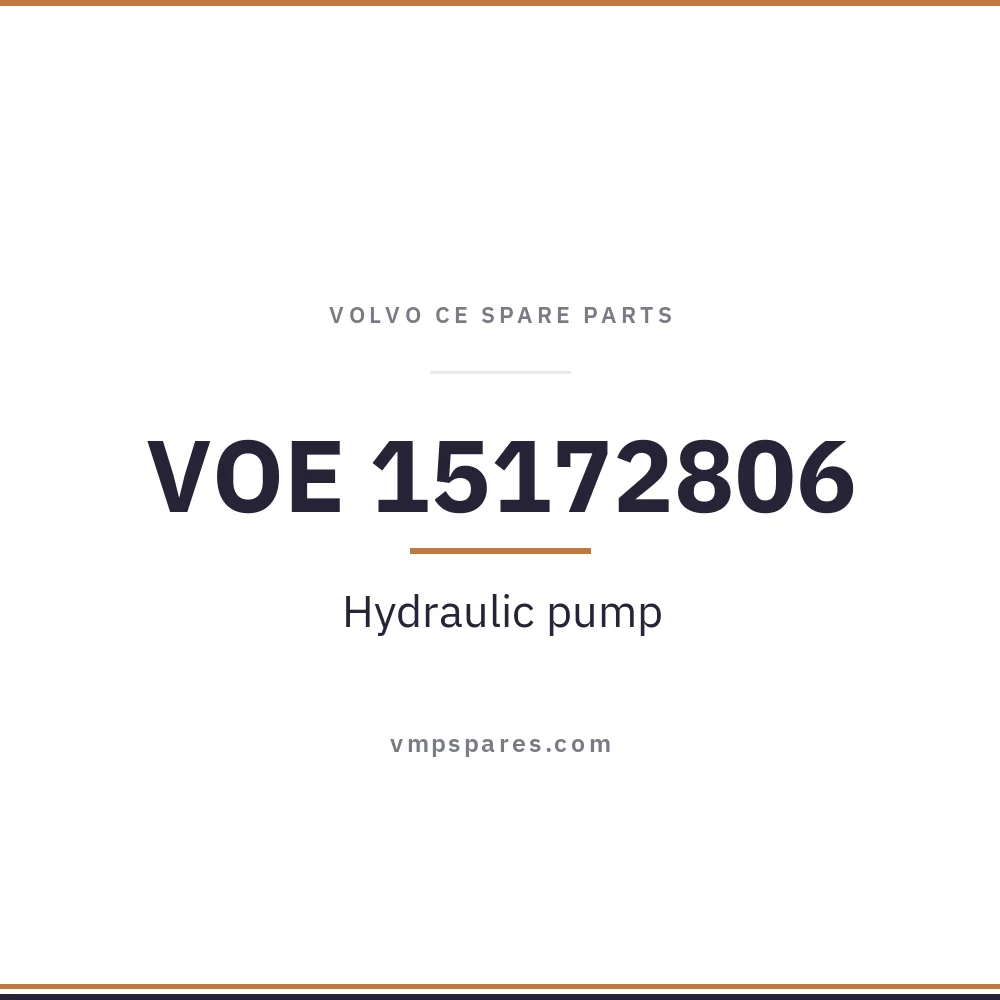 VOE 15172806 – Hydraulic pump