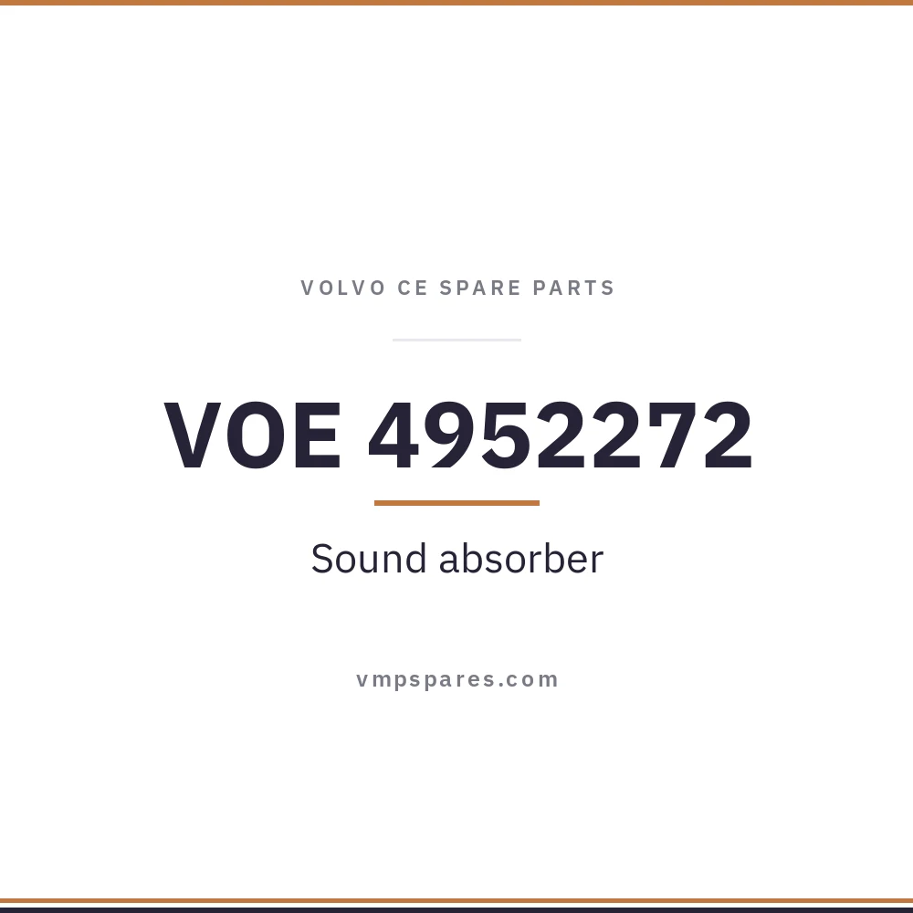VOE 4952272 – Sound absorber