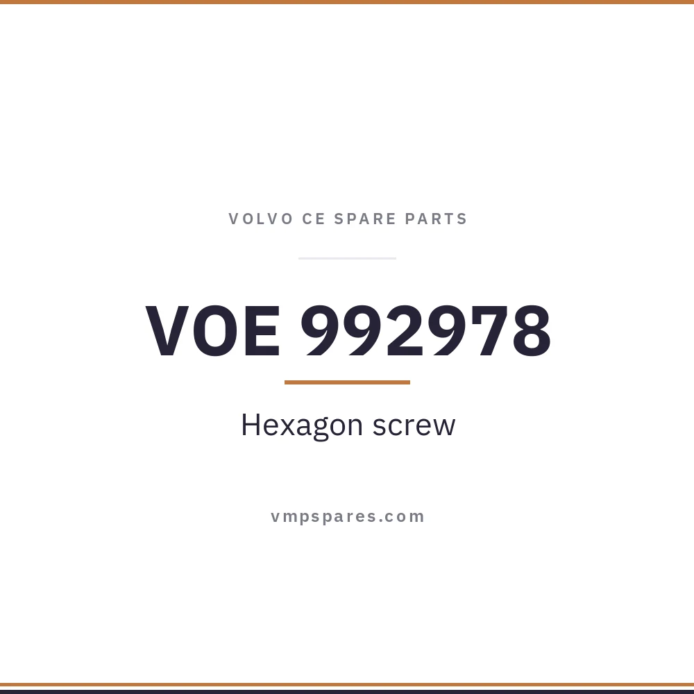 VOE 992978 – Hexagon screw