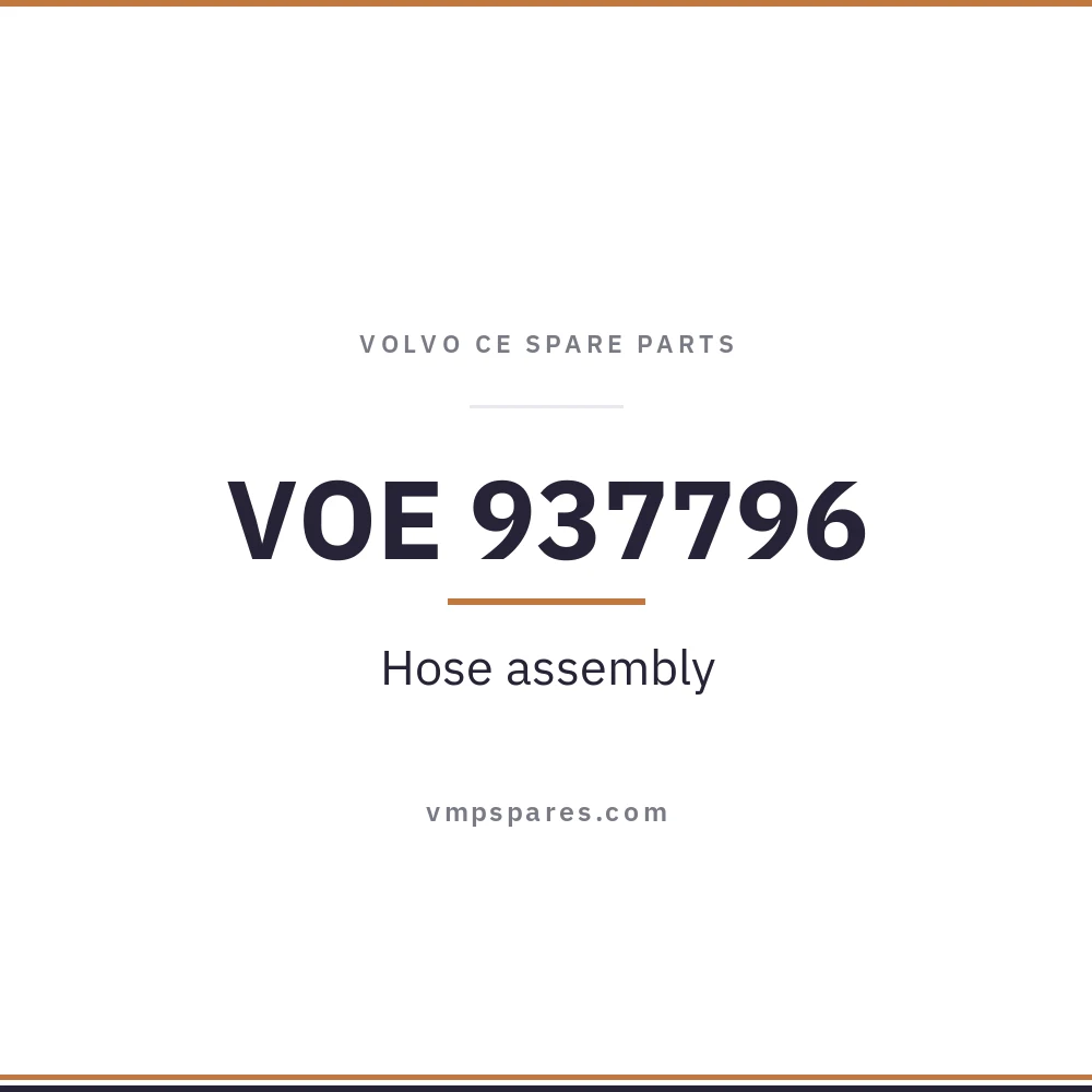 VOE 937796 – Hose assembly