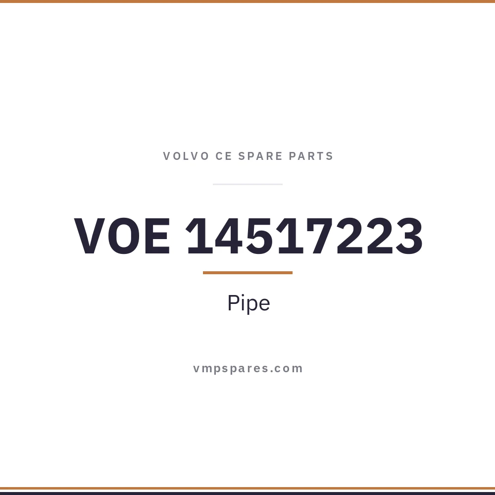 VOE 14517223 – Pipe