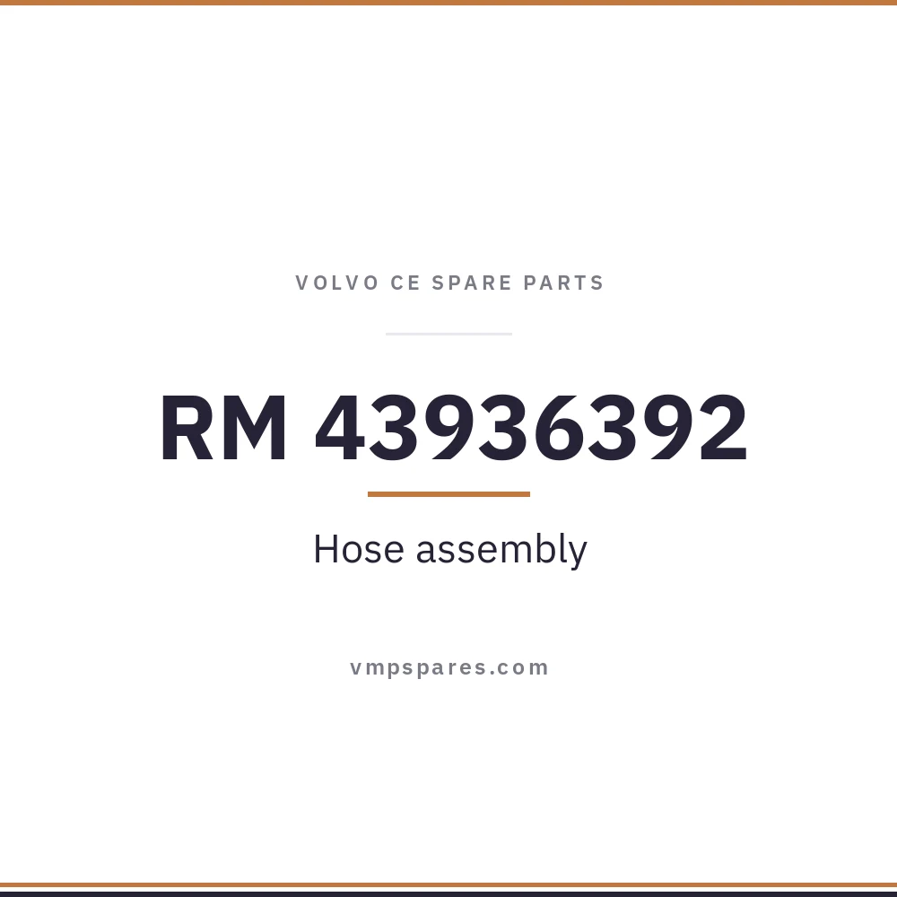 RM 43936392 – Hose assembly