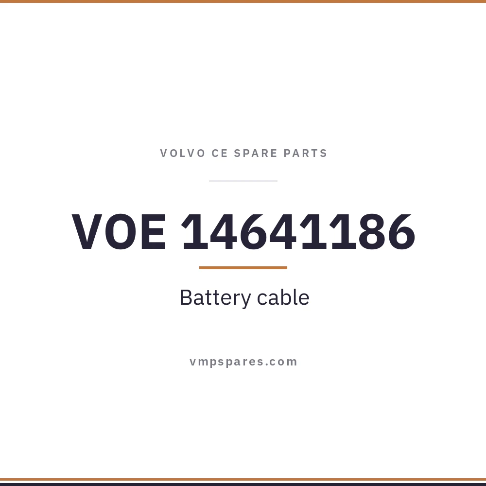 VOE 14641186 – Battery cable