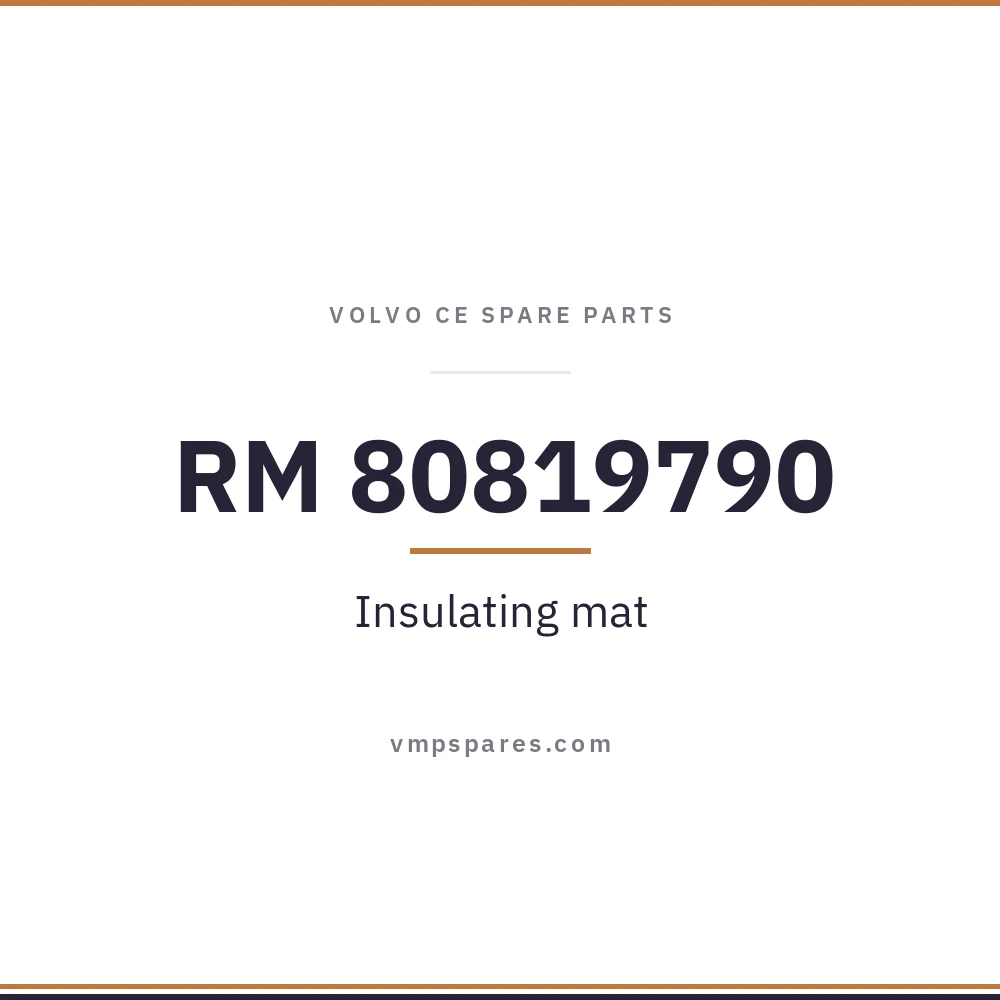 RM 80819790 – Insulating mat