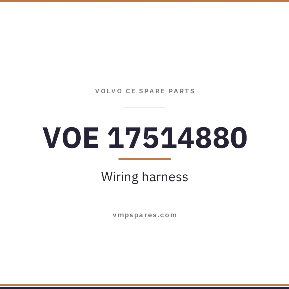 VOE 17514880 – Wiring harness