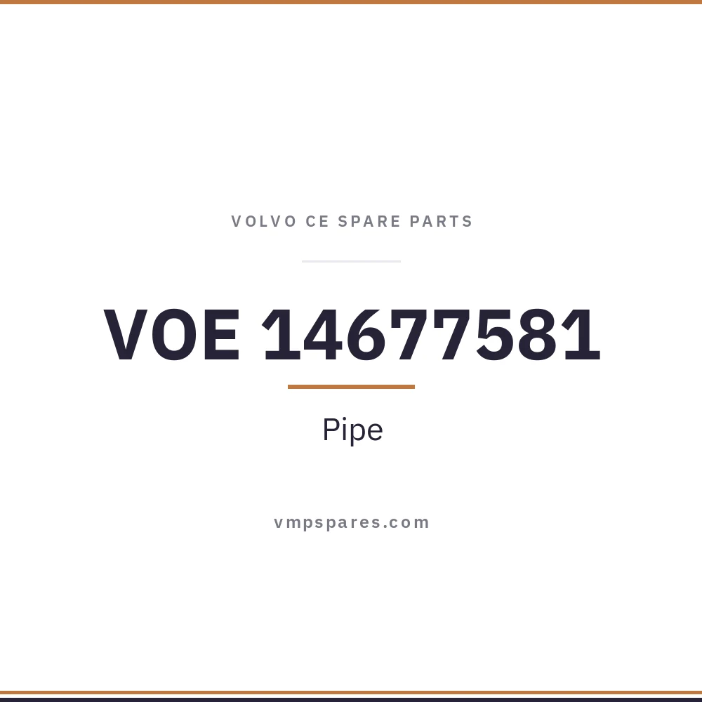 VOE 14677581 – Pipe
