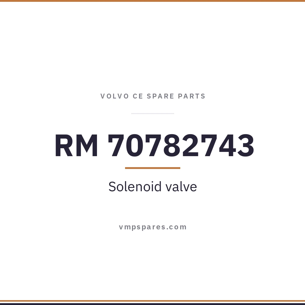 RM 70782743 – Solenoid valve