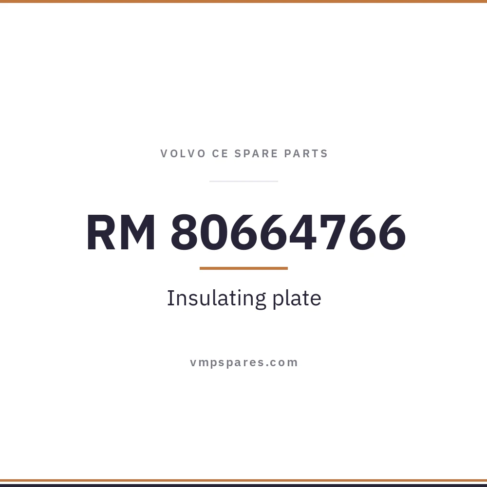 RM 80664766 – Insulating plate