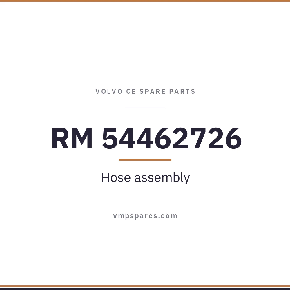 RM 54462726 – Hose assembly