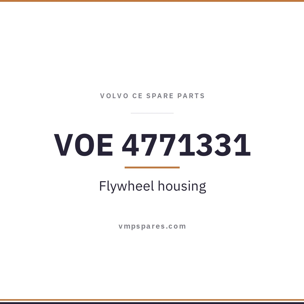 VOE 4771331 – Flywheel housing