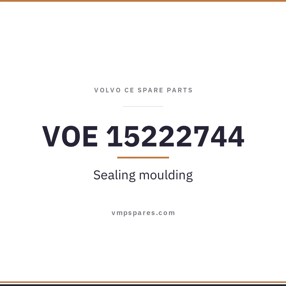VOE 15222744 – Sealing moulding