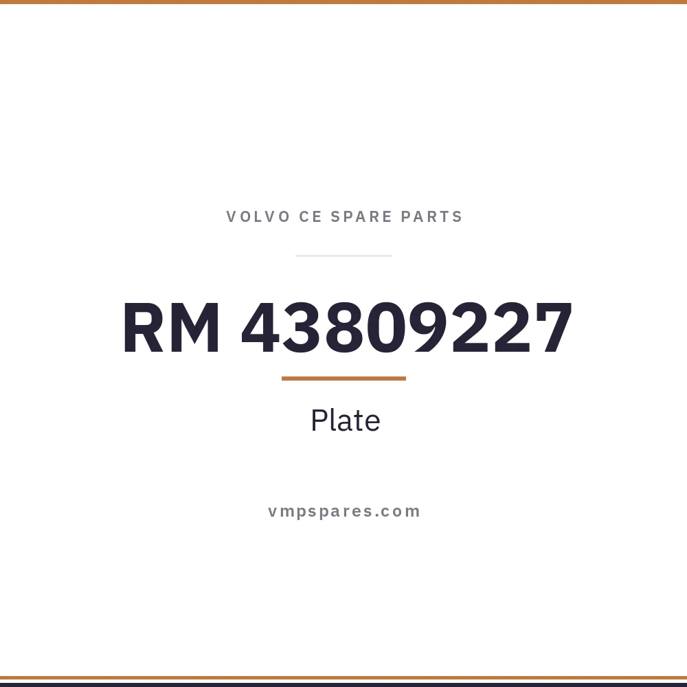 RM 43809227 – Plate