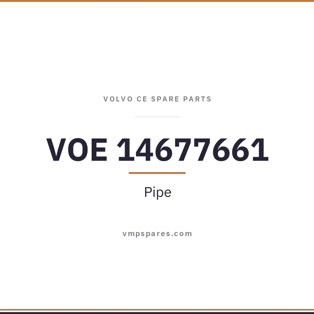VOE 14677661 – Pipe