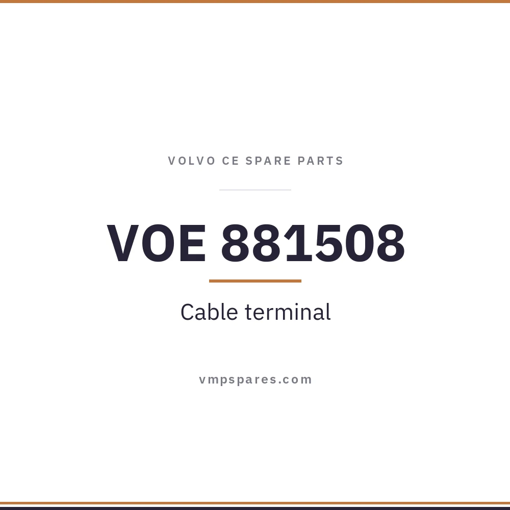 VOE 881508 – Cable terminal