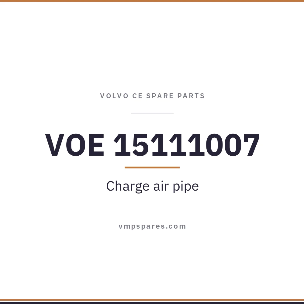 VOE 15111007 – Charge air pipe