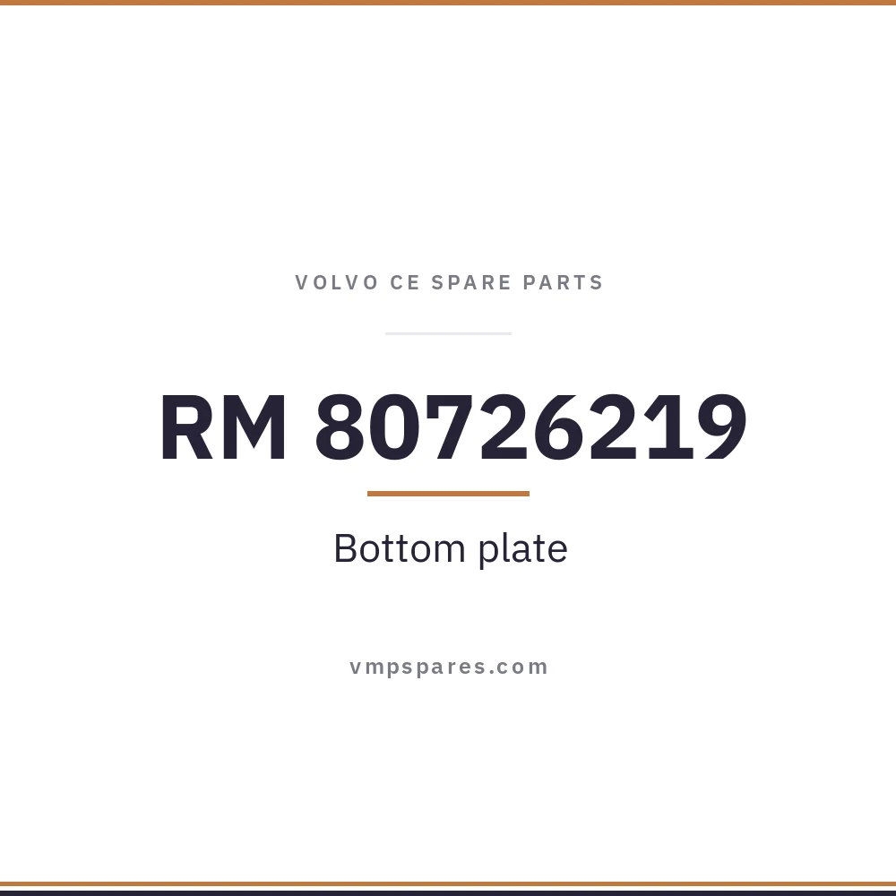 RM 80726219 – Bottom plate