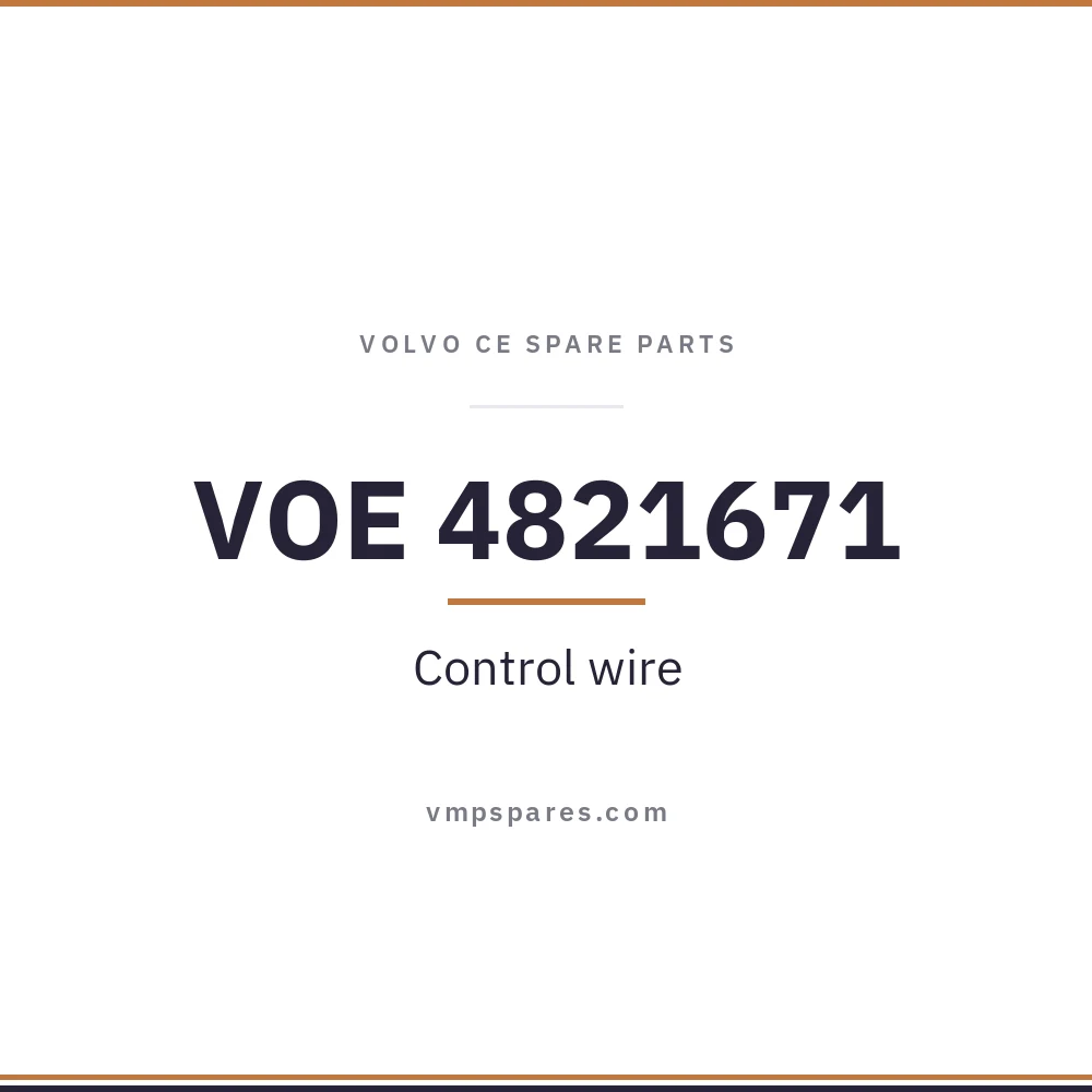 VOE 4821671 – Control wire