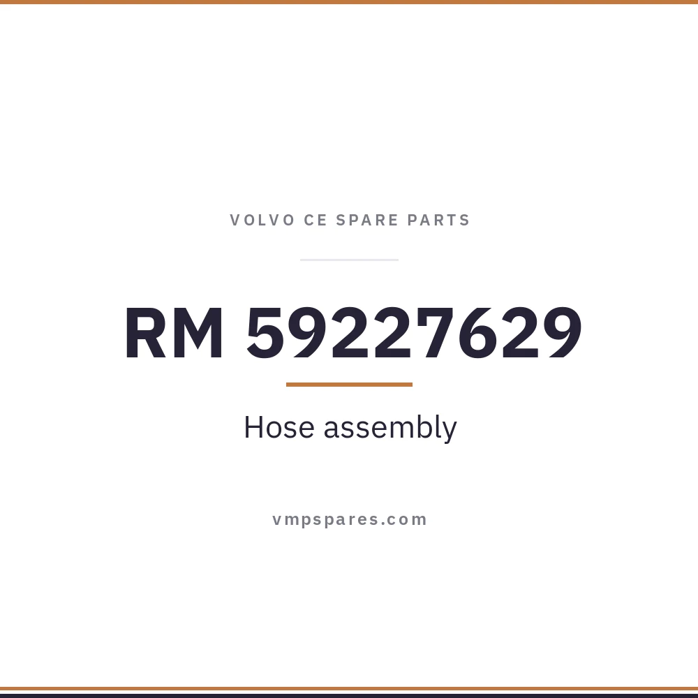 RM 59227629 – Hose assembly