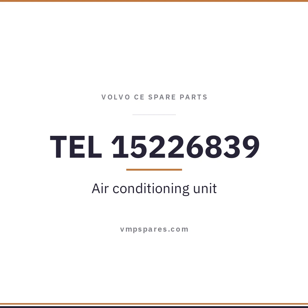 TEL 15226839 – Air conditioning unit